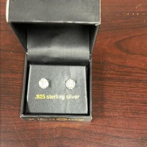 Sterling Silver Clear Cubic Zirconia Stud Earrings - Classic Sparkle